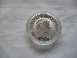 AUSTRALIAN SILVER PROOF HALF DOLLAR YEAR OF THE HORSE 2002 - Picture 1 of 3