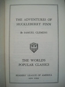 The Adventures of Huckleberry Finn (Samuel Clemens, n.d. Hardcover) No DJ - Picture 1 of 9