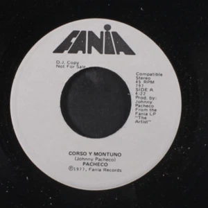 PACHECO: corso y montuno / el inventor FANIA 7" Single 45 RPM - Picture 1 of 2