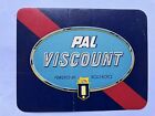 Vintage Philippines Air Lines airline luggage label