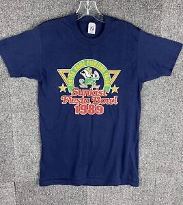 Vintage Notre Dame Fighting Irish Football 1989 Sunkist Bowl T-shirt
