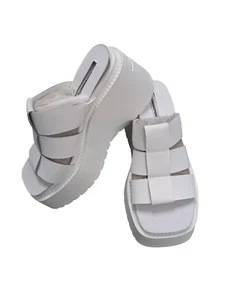Windsor Smith Capricorn White Leather Sandalen, Weiß, Größe 39, UVP 100€ - Bild 1 von 7