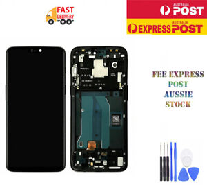 NEW ONEPLUS 6 A6000 LCD AMOLED DISPLAY+TOUCH SCREEN DIGITIZER W FRAME ASSEMBLY 