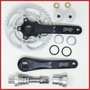 NOS PMP MTB DOPPIA DOUBLE CRANKSET 10s SPEED 170mm 42-29T BSA68 LIGHTWEIGHT NEW - Picture 1 of 12