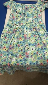 Star Ride Dress Dresses White Pink Purple Yellow Green Blue Long 6X Girl Girls - Picture 1 of 1