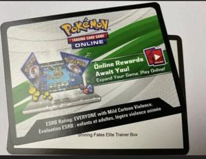 Shining Fates ETB Elite Trainer Box Code Karte DIGITAL Pokemon TCG - Bild 1 von 2