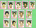 #D269. 1979  MANLY SEA EAGLES  SCANLENS  RUGBY  LEAGUE  CARDS, ALL 13 CARDS