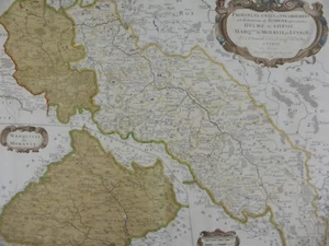 Nicolas Sanson Landkarte Kupferstich Schlesien Mähren Lausitz 1679 (151) - Picture 1 of 20