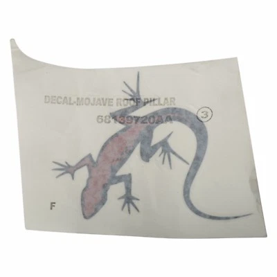 JEEP WRANGLER MOJAVE LAGARTO LOGOTIPO PEGATINA CALCOMANÍA EMBLEMA FABRICANTE DE EQUIPOS ORIGINALES NUEVO MOPAR 68139720AA Foto 1 de 3