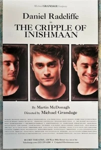 Daniel Radcliffe THE CRIPPLE OF INISHMAAN Window Card Poster - Picture 1 of 1