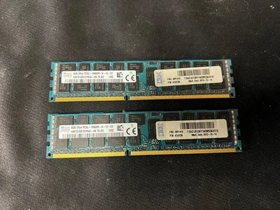 SK Hynix 16GB (2ea x 8GB) 2Rx4 PC3L-10600R HMT31GR7EFR4A-H9 Memory Set - Image 1 of 2