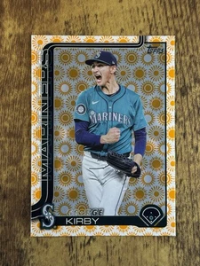 Carta 2025 Topps Serie 2 Holiday Sun Parallel 468 George Kirby Seattle Mariners - Foto 1 di 2