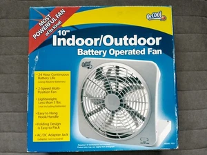 O2 COOL 1053 model - 10" Battery or corded Operated Portable Fan - Picture 1 of 12