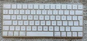 GENUINE APPLE MAGIC KEYBOARD SILVER / WHITE WIRELESS - Foto 1 di 4