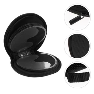 20 Capacity CD Bag Disc Storage Holder Car Case Zipper Bags Round - Afbeelding 1 van 12