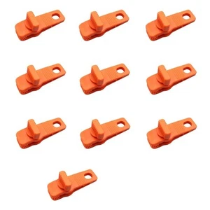 10 piezas Abrazadera de cuerda para toldo Abrazadera de lona Clip de lona Reutilizable Tienda Cocodrilo Clip6627 - Imagen 1 de 21