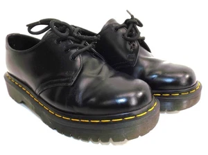 Dr. Martens 21084 Black Leather Oxford Shoes - Ladies Size 7 - Men's size 6 - Picture 1 of 15