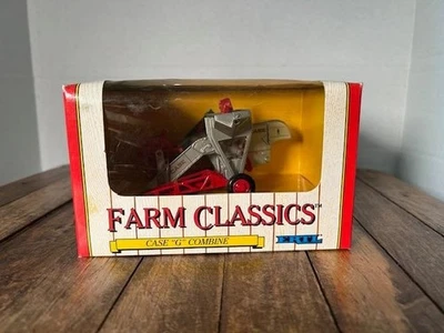 VINTAGE 1991 "FARM CLASSICS" ERTL CASE G COMBINE DIECAST TRACTOR TOY 1:43 ~ NIB - Image 1 of 4
