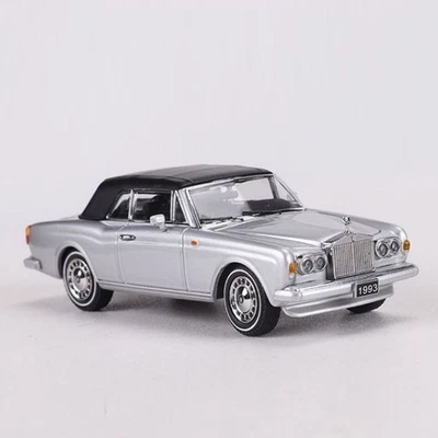 Rolls-Royce Corniche IV 1:64 plateado convertible de aleación de colección modelo de coche fundido a presión Foto 1 de 4
