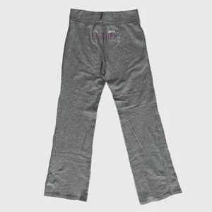 Athletic Works Y2K Low Rise Grey Yoga Pants with Yoga Girl Booty Design - Picture 1 of 6
