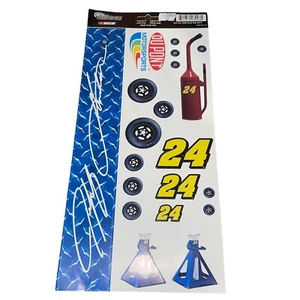 Speed Scrap Designs NASCAR "Jeff Gordon # 24 Stickers NEW Unused Made In USA - Picture 1 of 4