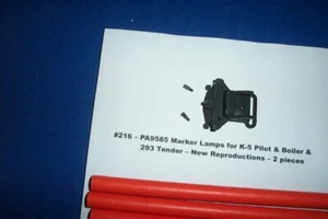 American Flyer Parts - PA9585 Marker Lamps, K5, 293 Tender. 2 pcs #216 - Bild 1 von 1