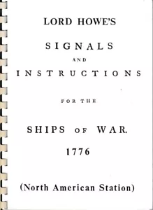 Lord Howe's Signale und Anweisungen für die Kriegsschiffe 1776, Faksimile - Bild 1 von 1