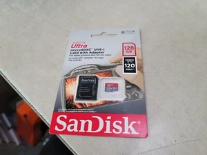 SanDisk 128GB Ultra UHS-I microSDXC Memory Card Factory Sealed! - Picture 1 of 2
