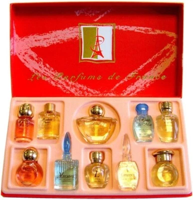 CHARRIER PARFUMS Cofanetto con 10 Mini Profumi Eleganti e di Lusso 57 ml Idea Regalo per Donna
