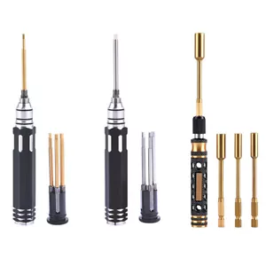 Kit Set Utensili Avvitatore Testa Esagonale 4 in 1 Alta Qualità Cacciavite Esagonale - Foto 1 di 13