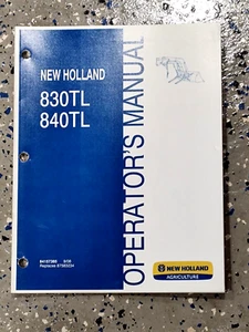 NUEVO HOLLAND MANUAL DEL OPERADOR/PROPIETARIO - CARGADOR DE CUBO DE TRACTOR - 830TL 840TL - Imagen 1 de 2