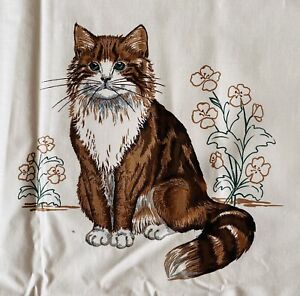 Woodland natural Cat & Tapicería Cortina de tela de algodón de impresión de ratón Crafts