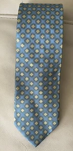 Boss Hugo Boss HERRENKRAWATTE ~ GEOMETRISCHES MUSTER ~ 100 % Seide ~ MADE IN ITALY - Bild 1 von 5