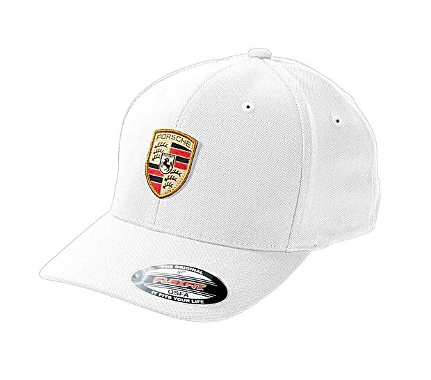 Gorra de béisbol Porsche Crest Logo FLEX FIT - blanca Foto 1 de 1