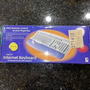 Logitech Keyboard SK-2500 Model Y-SB3 Open Box With Disc And Manuals Vintage - Picture 1 of 5