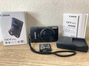 Canon IXY 650 schwarz 20MP Kompakt Digitalkamera 12x Zoom WLAN - TOP JP - Bild 1 von 11