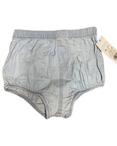 Cat & Jack Baby Girl Bloomers Diaper Cover Size 24 Months Denim Light Wash Blue - Picture 1 of 4
