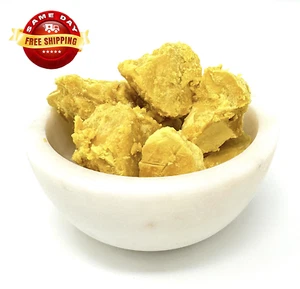 SHEA BUTTER UNREFINED YELLOW ORGANIC by H&B Oils Center PREMIUM GHANA 23 LB - Picture 1 of 12
