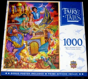 Master Pieces Puzzles Aladdin Classic Fairy Tales Collection 1000 pcs w/Poster - Picture 1 of 4