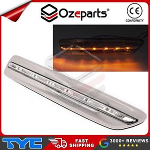 TYC RH Right Guard Flasher Lamp LED Grey For Holden Statesman WM 2006-2017 - Picture 1 of 5