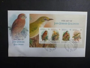AUSTRALIA 2018 ART OF JOHN GERRARD KEULEMANS MINI SHEET FIRST DAY COVER - Foto 1 di 1