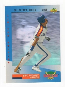 1993 UD DENNY'S GRAND SLAM HOLOGRAM BASEBALL ERIC ANTHONY HOUSTON ASTROS #2 - Picture 1 of 1
