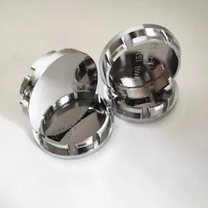 4Pcs 56mm Vehicle Car Parts Wheel Center Caps Tyre Rim Hub ABS Chrome Caps Cover - Picture 1 of 12