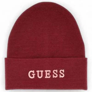 NEW GUESS Hat Hat Bordeaux Unisex - AW5189POL01WBY-M - Picture 1 of 1