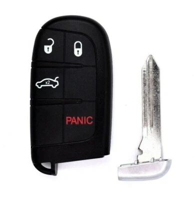OEM Unlocked Chrysler Dodge Keyless Remote Smart key Fob M3N-40821302 Reshelled - Image 1 of 4
