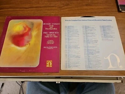  LP STRAUSS DEATH & TRANSFIGURATION PAUL HINDEMITH SYMPHONY MATHIS der MA Foto 1 de 4