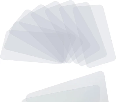 Conjunto de 8 Placemats de Plástico Transparente Craftycrocodile - Protetor de Mesa de Vinil para Din - Imagem 1 de 4