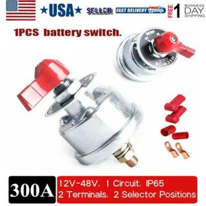 Interruptor de desconexión de batería de alta corriente 300A Duty Master Battery para automóvil vehículo - Imagen 1 de 11