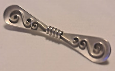antike BROSCHE HP 835 Silber,  6 x 1,2 cm  4,39 g