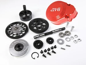 GTB Metal 2 Dual speed system with Metal Gear Cover Set for HPI Baja 5B SS 5SC - Picture 1 of 4